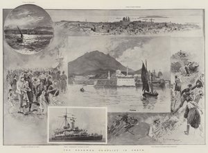 Odnowiony konflikt na Krecie autorstwa Henry Charles Seppings Wright